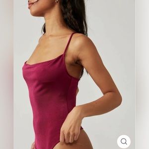 Free People Bodysuit Intimately Cowls In The Club